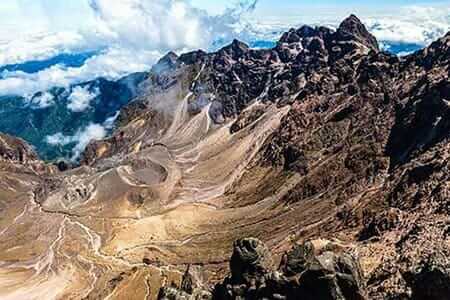 prachtig landschap van guagua pichincha vulkaan quito ecuador