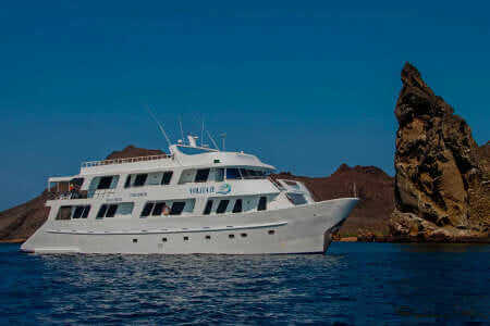 Yolita II yacht cruising at the galapagos islands
