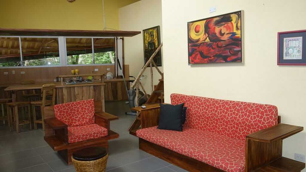 Huasquila Lodge Ecuador - área social lounge