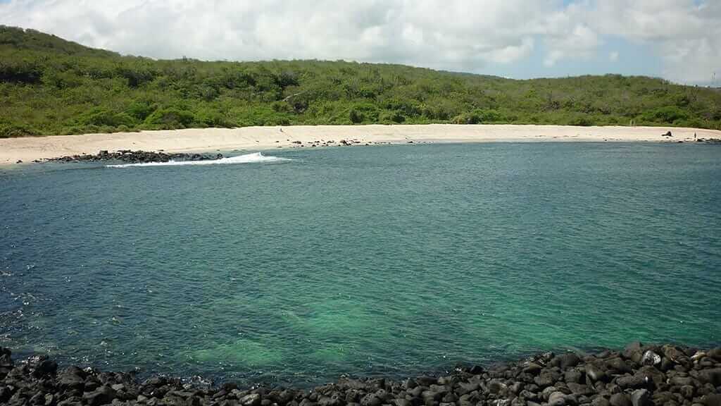punta carola beach san cristobal galapagos islands