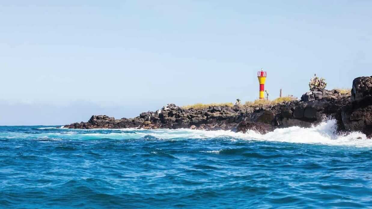 santa cruz galapagos lighthouse at Academy Bay Puerto Ayora