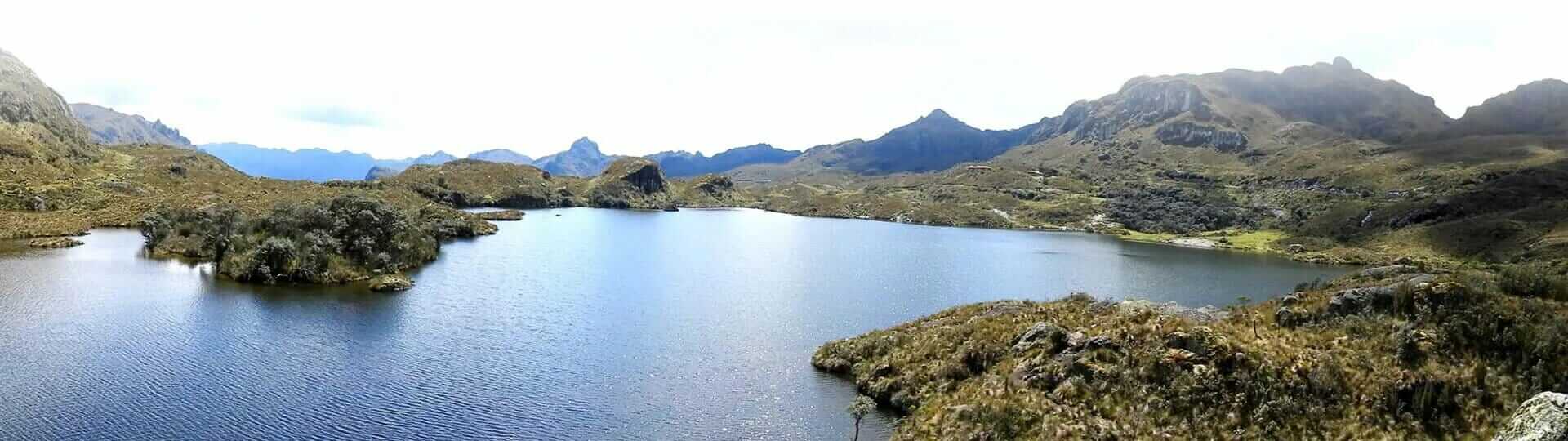 el cajas national park landscape ecuador