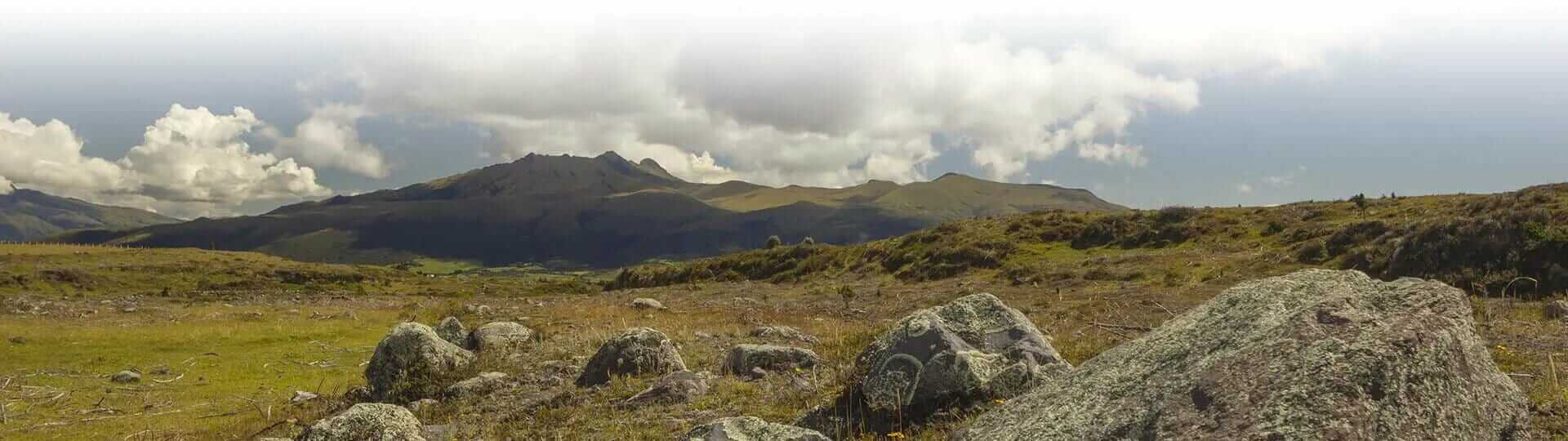 pasochoa reserve landscape in ecuador