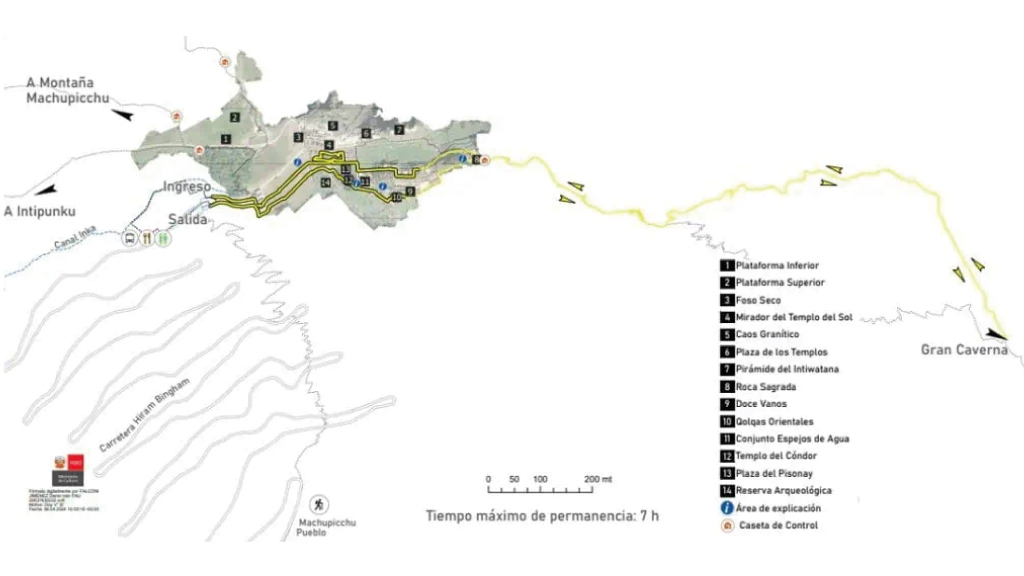 Machu Picchu 2024 routes: Circuit-3-Route-3C-Gran-Caverna-(Great-Cavern)