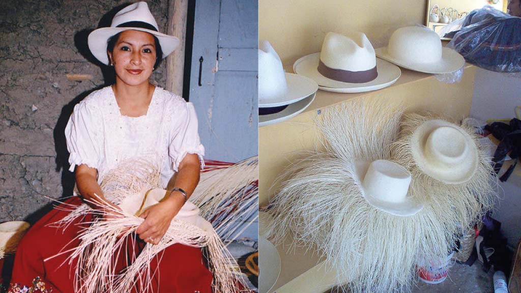 Ecuadorian-Panama-Hats and weaver