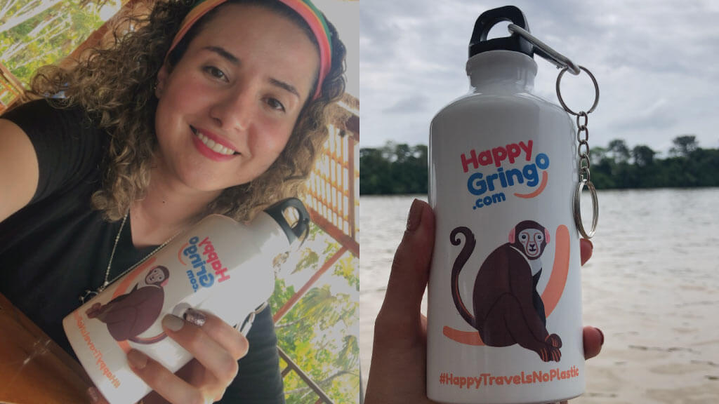 happy gringo amazon-rainforest-reusable water-bottle