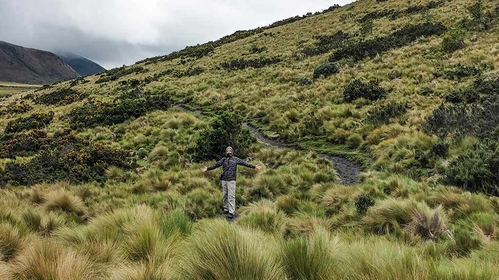 treking reserva antisana ecuador
