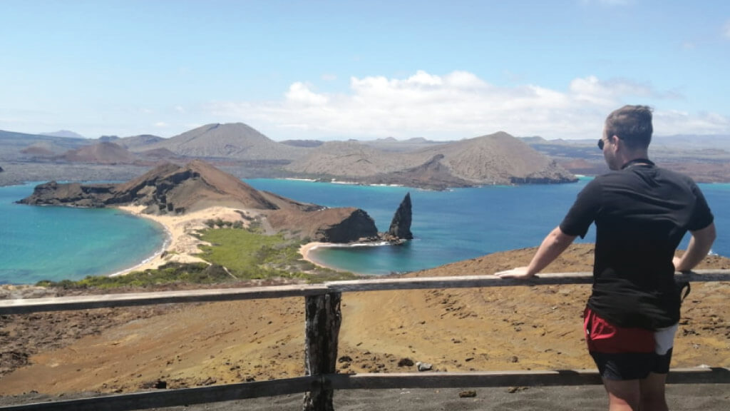 best galapagos island view at bartolome island