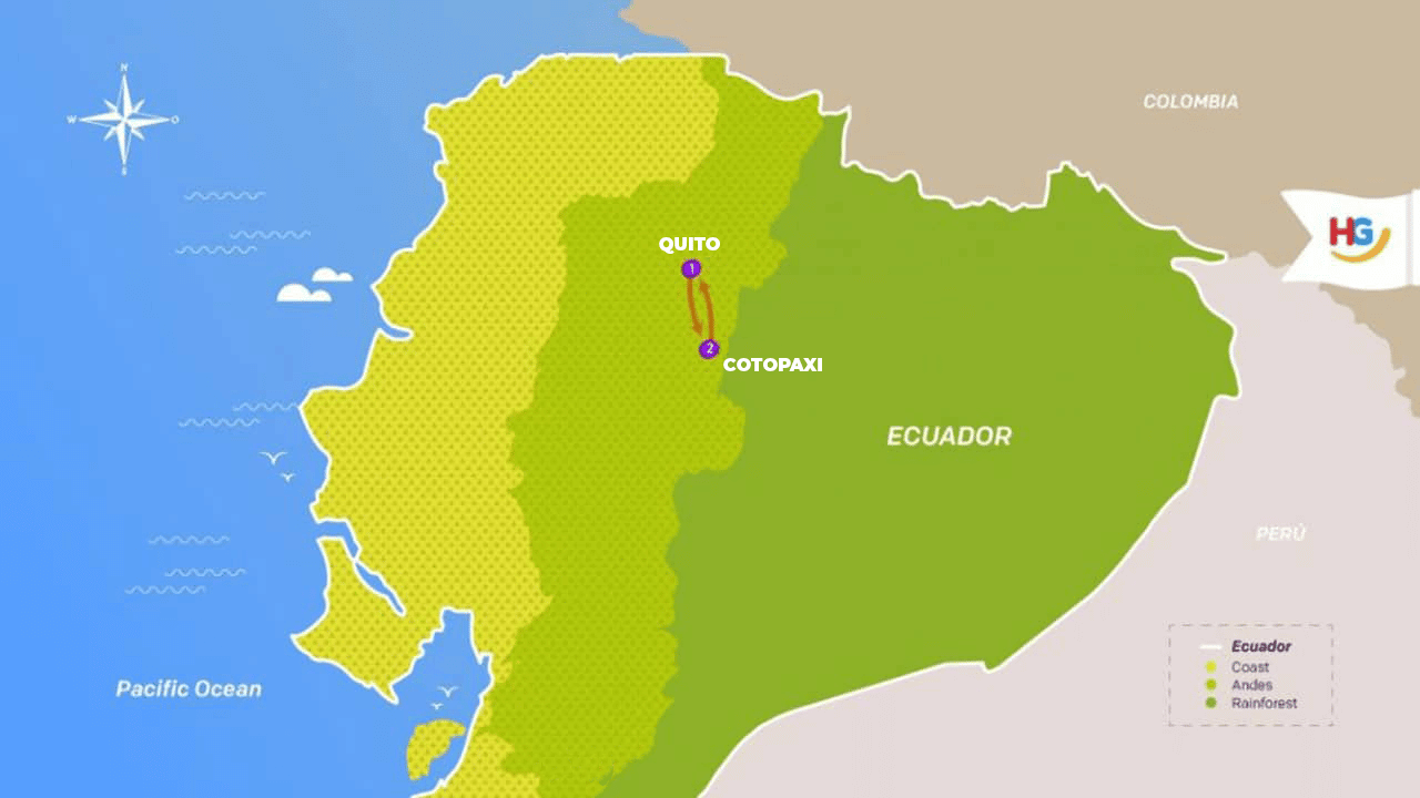 Cotopaxi location on map