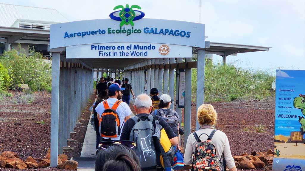 seymour galapagos airport ecological