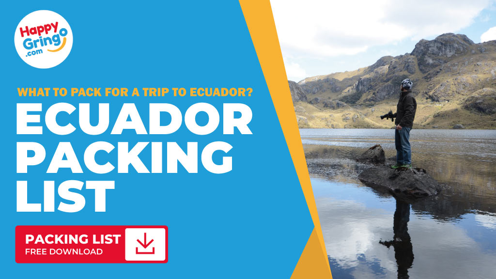 free download printable ecuador vacation packing list