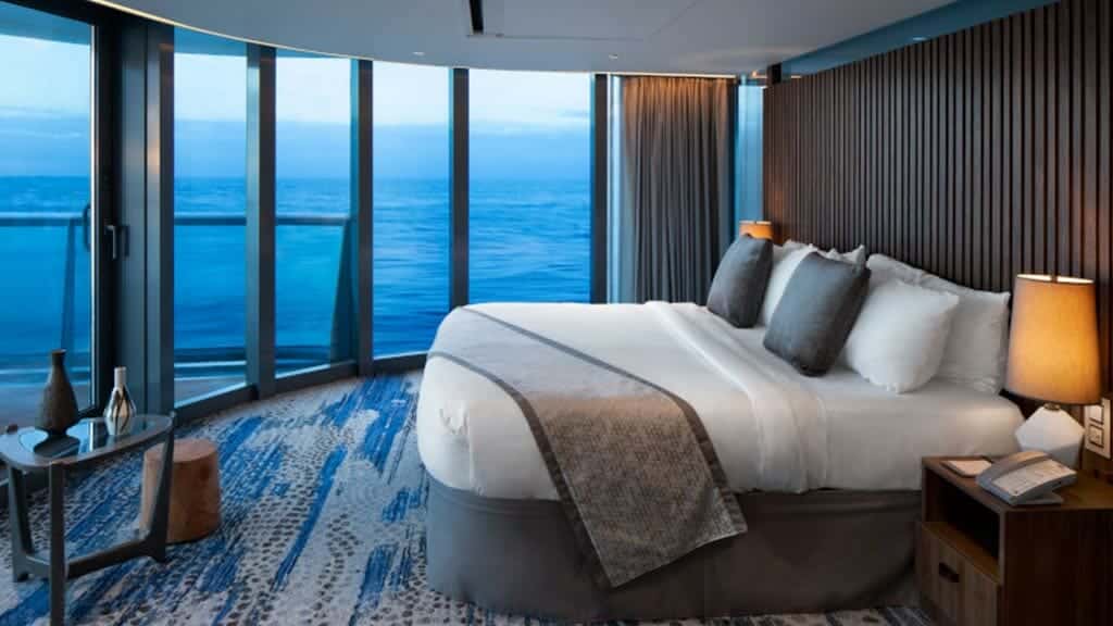 celebrity flora galapagos cruise ship double bed cabin