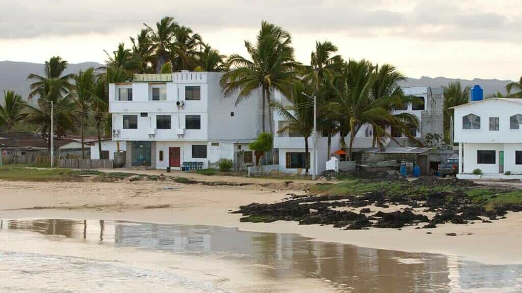 puerto villamil beach front hotels galapagos