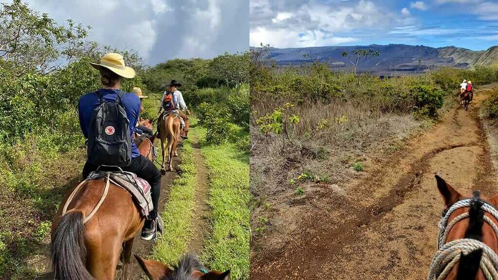 horse-riding-at-sierra-negra-volcano galapagos islands