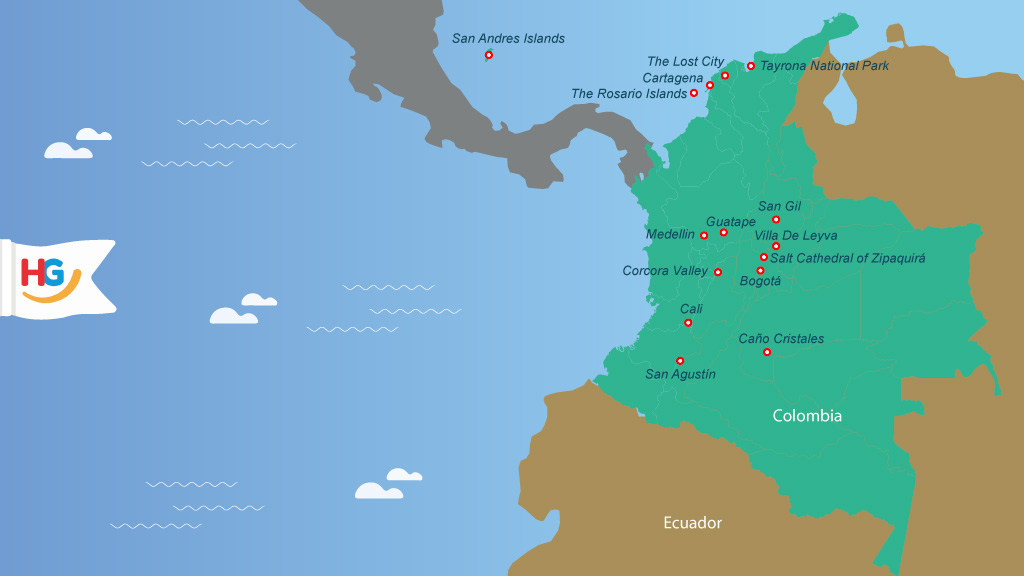map-of-best-places-Colombia