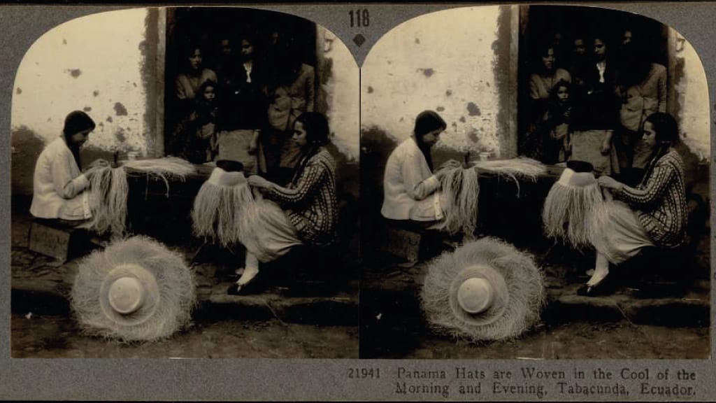 origin-panama-hat weavers in ecuador