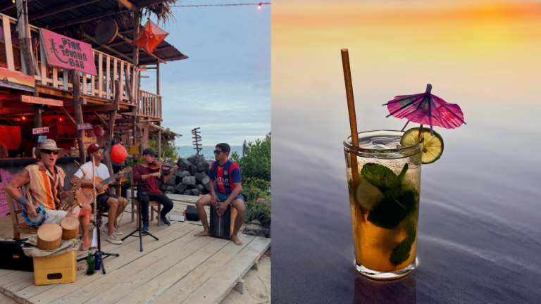 pink-iguana-bar-galapagos puerto villamil isabela island live music and cocktails