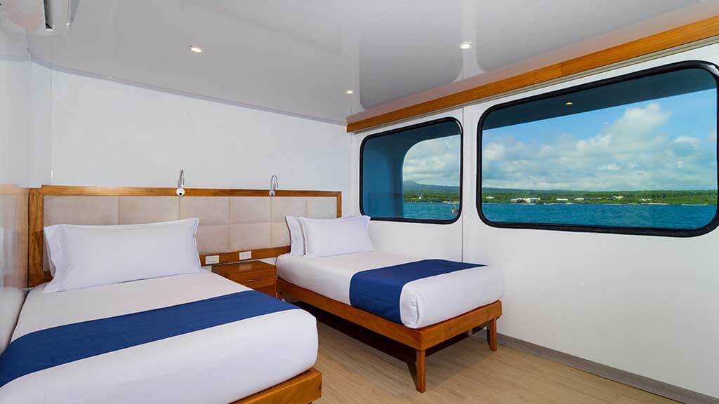 reina-silvia-voyager-twin-cabin galapagos cruise
