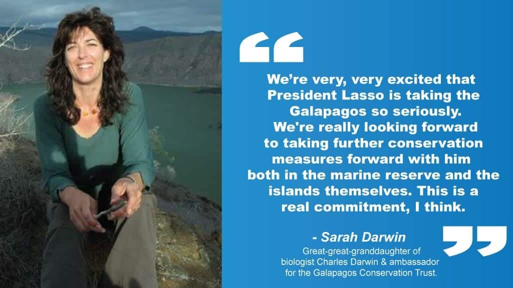 galapagos marine reserve conservation sarah darwin