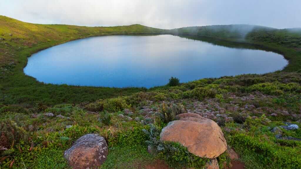 el junco meer san cristobal hooglanden galapagos