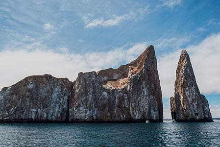 kicker rock dive site san cristobal galapagos travel, also known as leon dormido