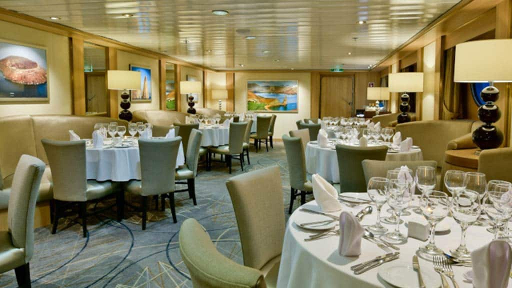 celebrity xpedition cruise ship dining room